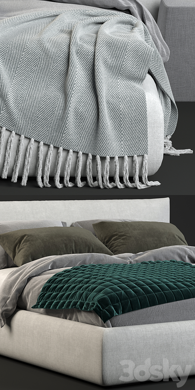 Scott Meridiani Bed 3DSMax File - thumbnail 2