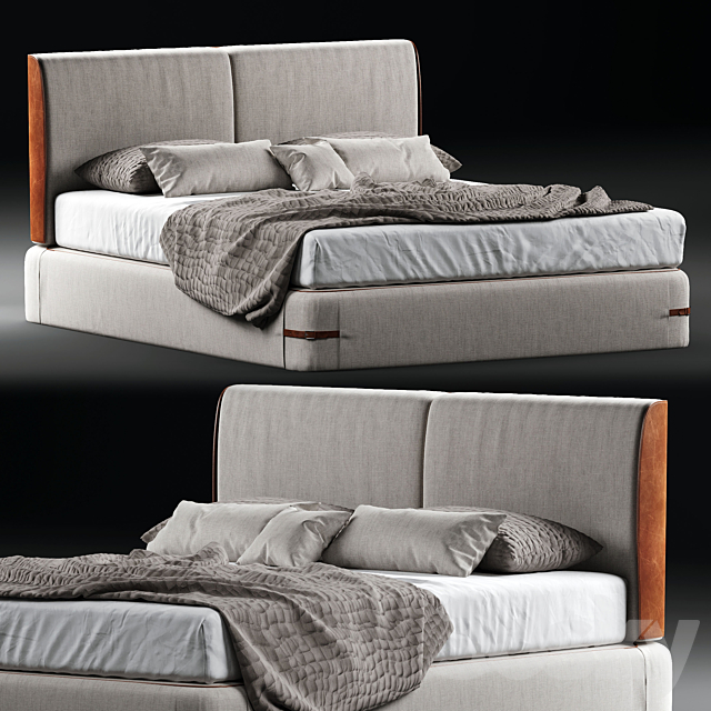 Sebastian Bed 3DSMax File - thumbnail 1