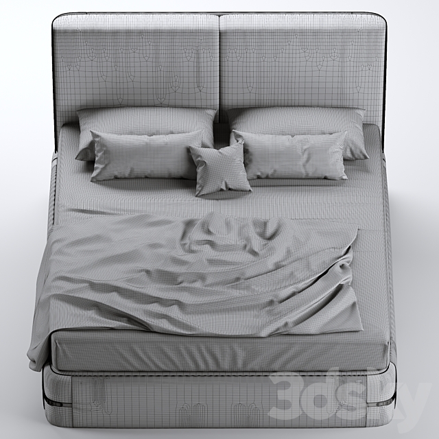 Sebastian Bed 3DSMax File - thumbnail 4