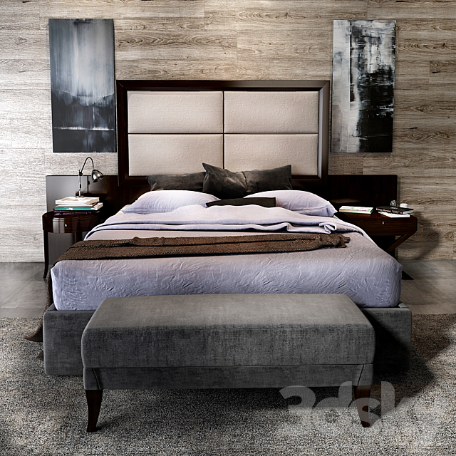 Selva Hospitality Bedroom 3DSMax File - thumbnail 3