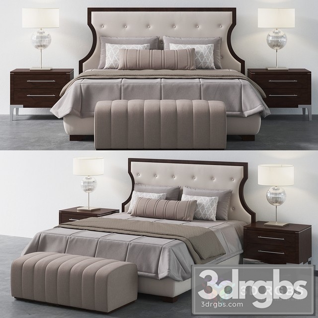 Selva Luxury 2088 Bed 3dsmax Download - thumbnail 1