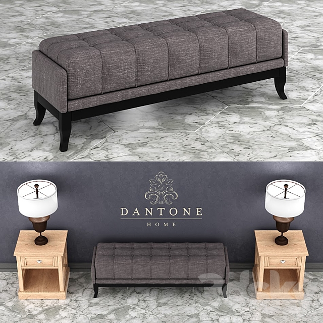 Set for bedroom from dantonehome.ru 3DSMax File - thumbnail 3