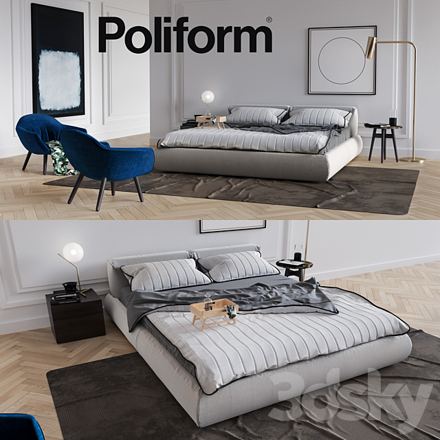 Set from Poliform Bolton 3DSMax File - thumbnail 1