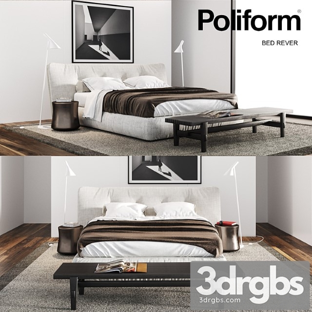 Set from poliform rever 2 3dsmax Download - thumbnail 1