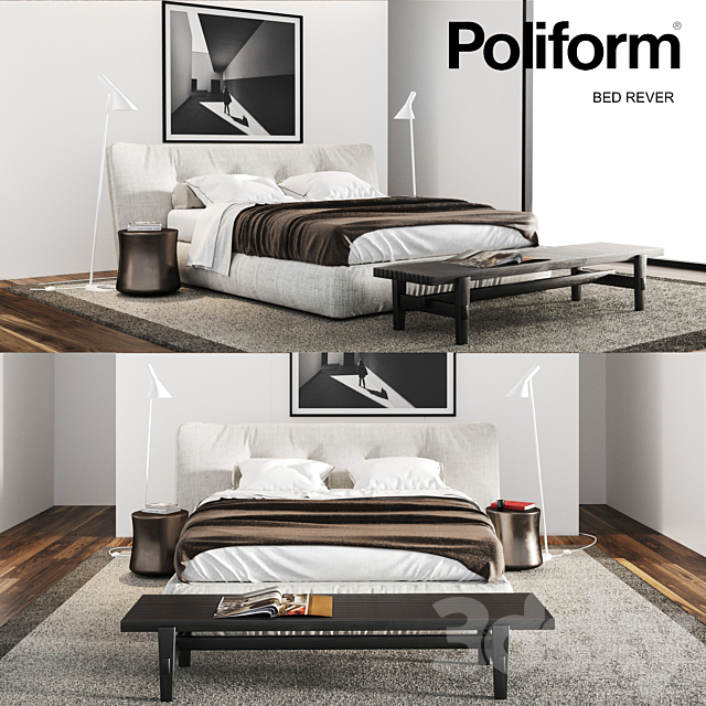 Set from Poliform Rever 3DSMax File - thumbnail 1