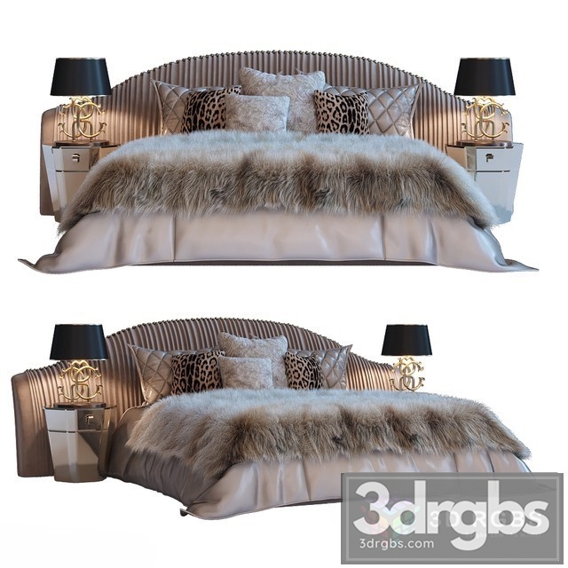 Sharpei Roberto Cavalli Bed 3dsmax Download - thumbnail 1