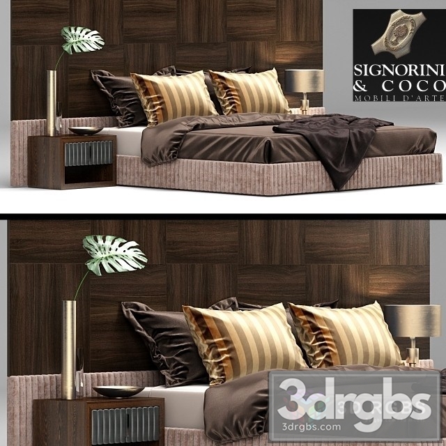 Signorini Coco Voyage Bed 3dsmax Download - thumbnail 1