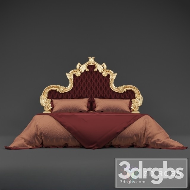 Silik Aura Bed 3dsmax Download - thumbnail 1