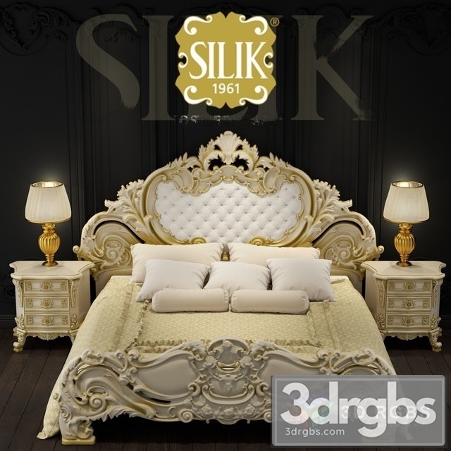 Silik Olimpia Bed 3dsmax Download - thumbnail 1