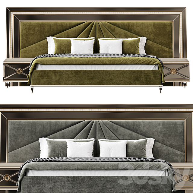 Silva Luxury Bed By Evgor Luxury 3ds Max - thumbnail 2