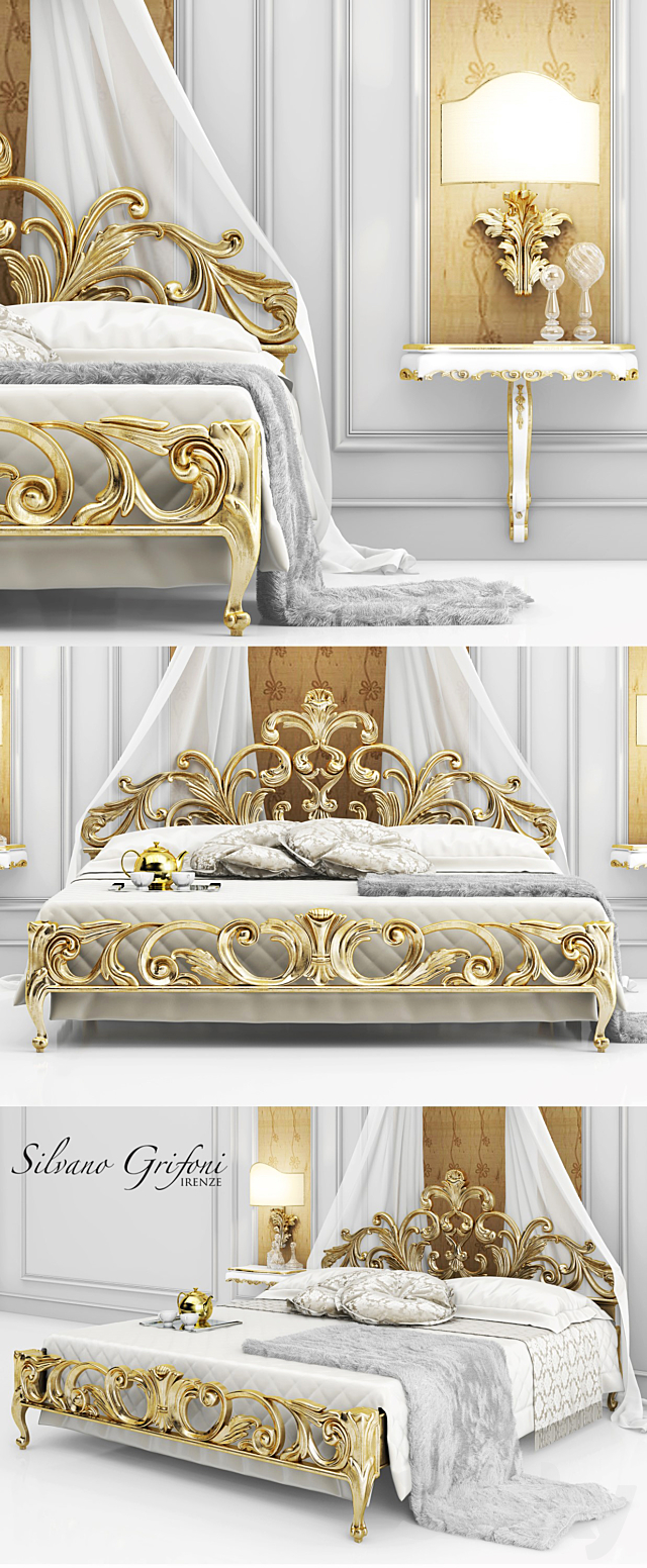 Silvano Grifoni Art 2321 Bedroom set 3DSMax File - thumbnail 2