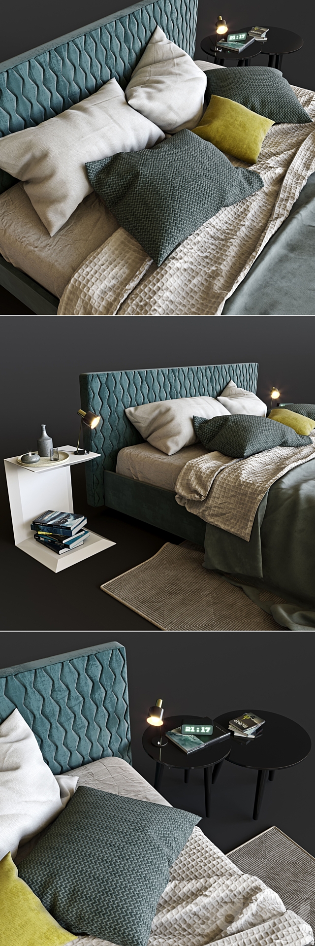 Simple Morassutti Bed 3DSMax File - thumbnail 2