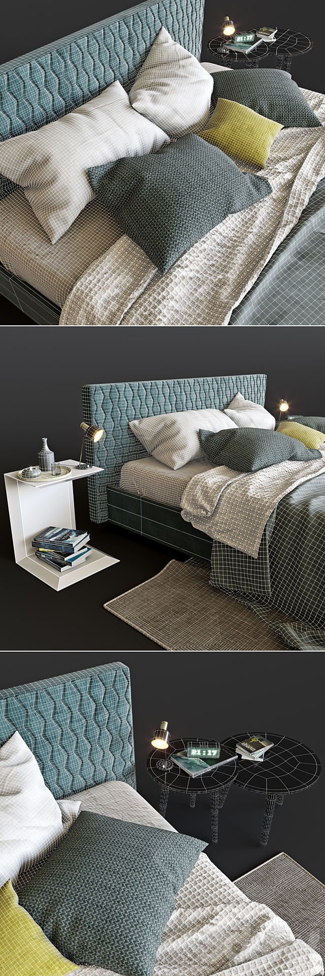 Simple Morassutti Bed 3DSMax File - thumbnail 3