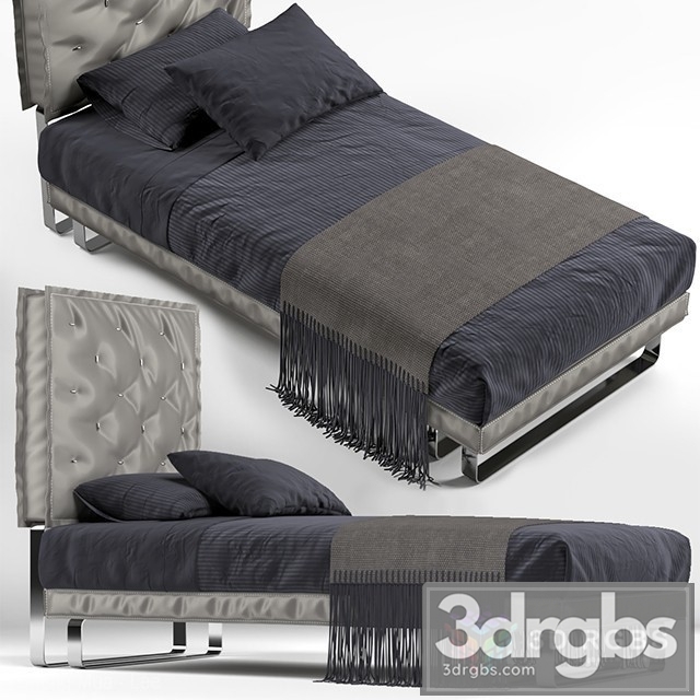 Single Bed 02 3dsmax Download - thumbnail 1