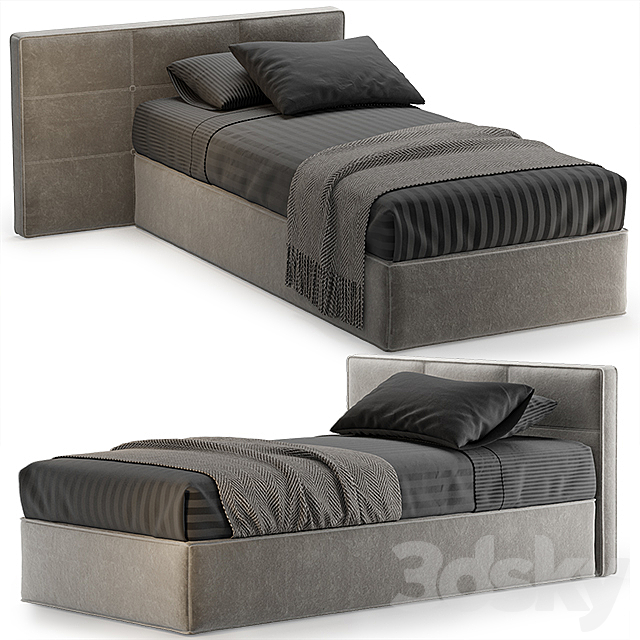 SINGLE BED 21 3DSMax File - thumbnail 1