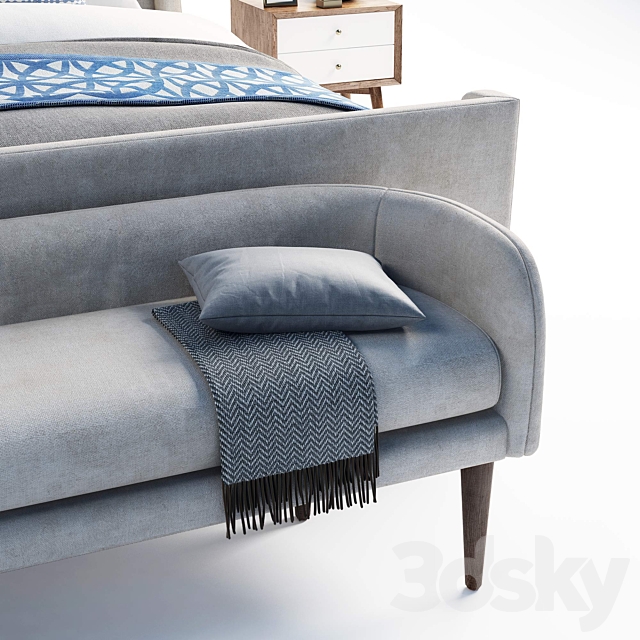 Sleigh Bed 3DSMax File - thumbnail 2