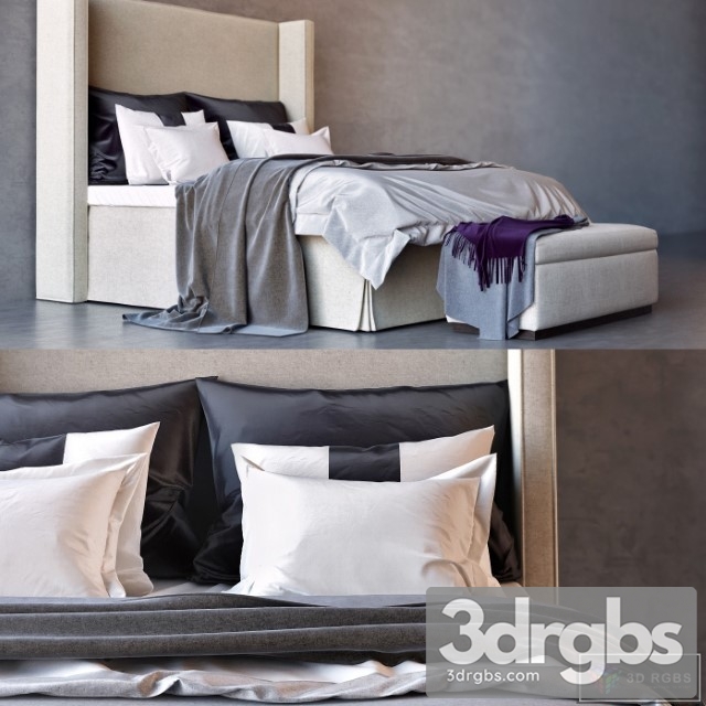 Slettvoll Meridian Bed 3dsmax Download - thumbnail 1