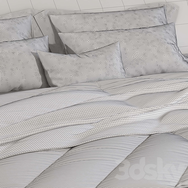 SLIM Beds 3DSMax File - thumbnail 5