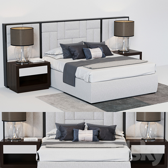 Sloane Royale Bed 3DSMax File - thumbnail 1