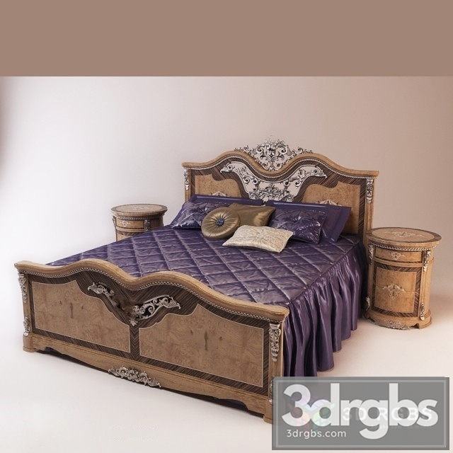 Socci Bed 3dsmax Download - thumbnail 1