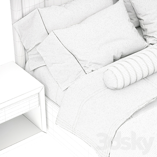Sofa & Chair Company Bed Theo 3DSMax File - thumbnail 3