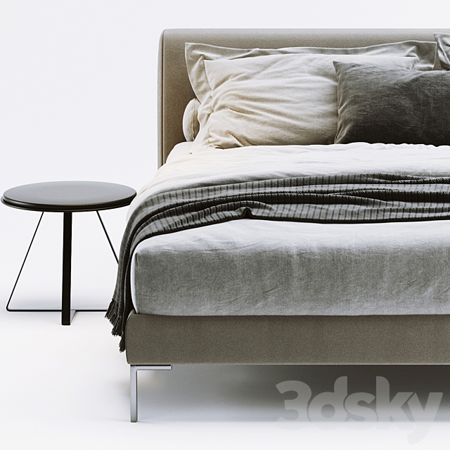 Sofa & Chair Company Picasso Bed 3DS Max Model - thumbnail 4