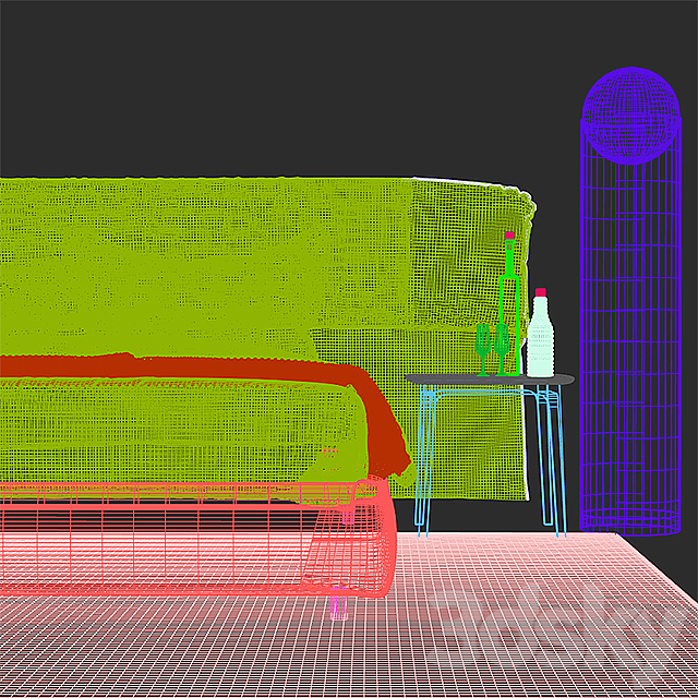 Softwing Flou bed 01 3DSMax File - thumbnail 3