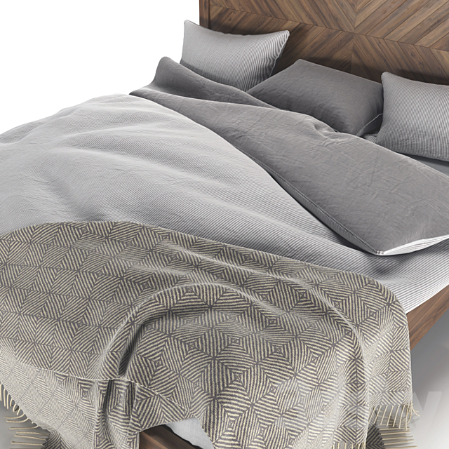 Solid bed 3DSMax File - thumbnail 2