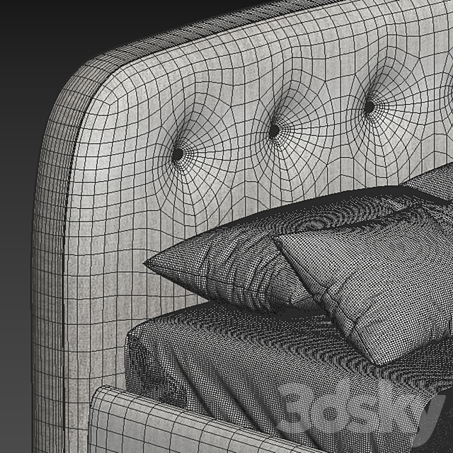 sophie bed 3DSMax File - thumbnail 2