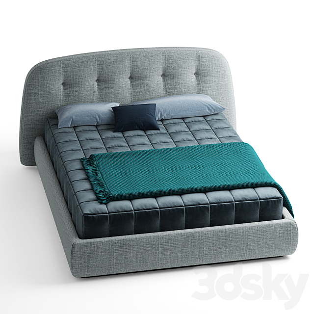 Sophie Bodema bed 3DS Max Model - thumbnail 4