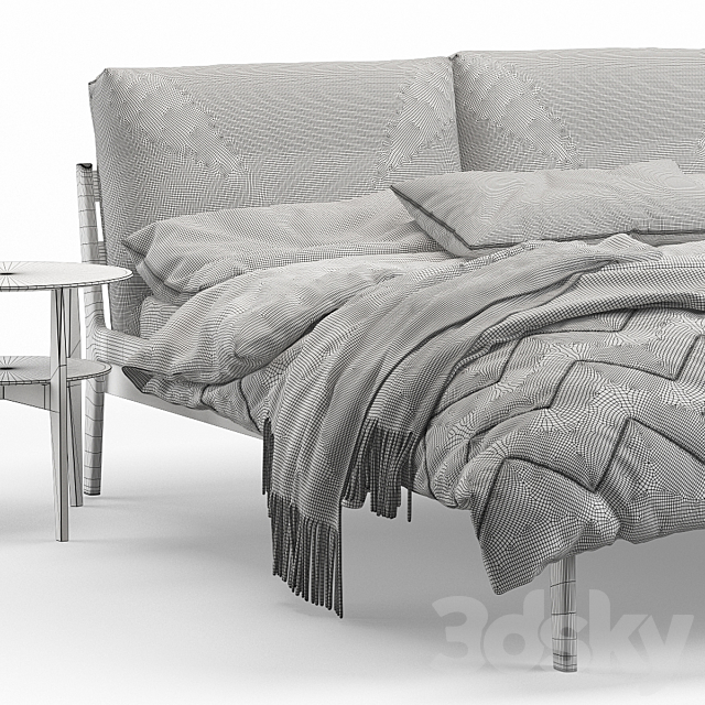 Sova bed 3DSMax File - thumbnail 4