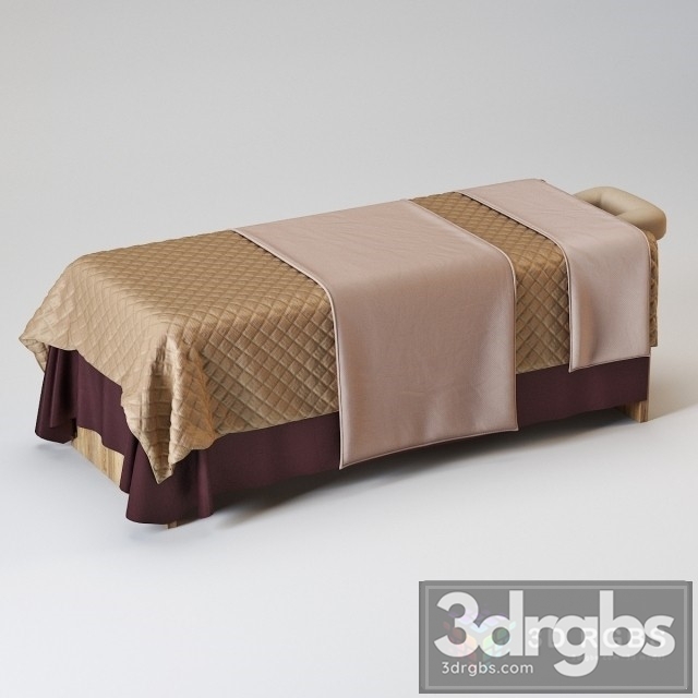 Spa Bed 3dsmax Download - thumbnail 1