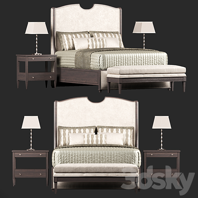 Stanley. Hickory chair and zonca set 3DSMax File - thumbnail 1