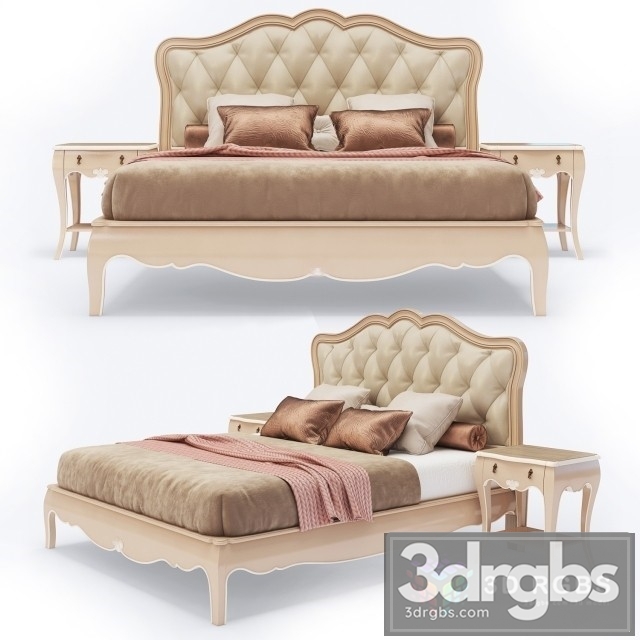 Stella Del Mobile Bed 3dsmax Download - thumbnail 1