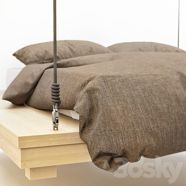 Suspended bed 3DSMax File - thumbnail 2