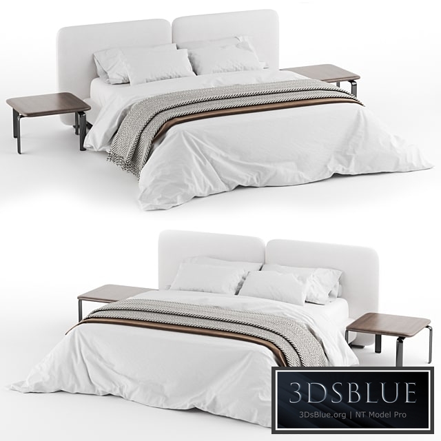 Tatlin – Cover Bed Minotti 3DS Max - thumbnail 3