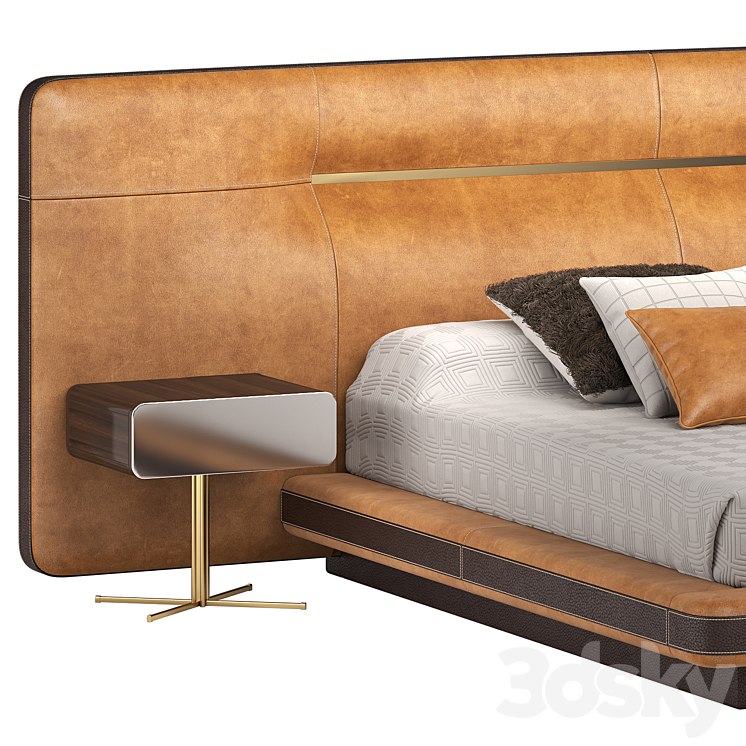 Tecni Nova 4231 Bed 3DS Max Model - thumbnail 2