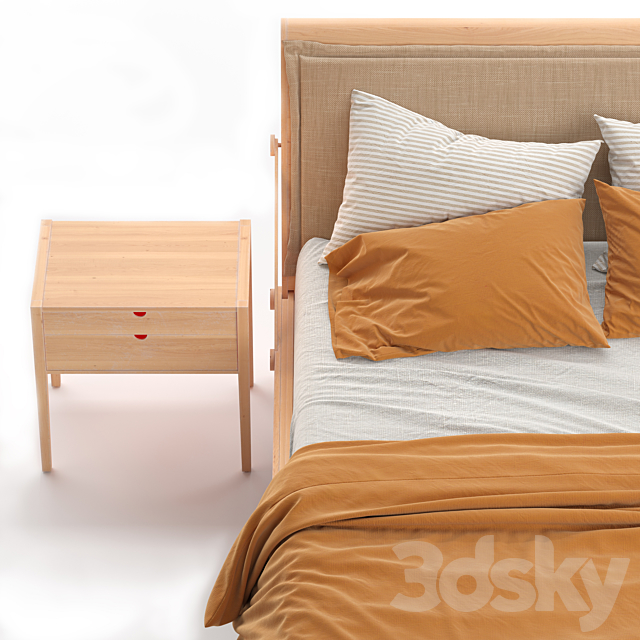 TECNO BED 3DSMax File - thumbnail 4