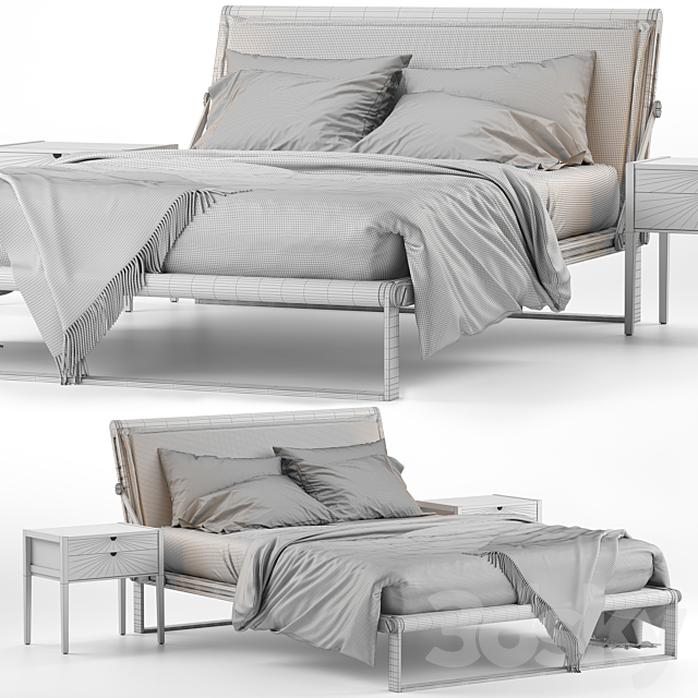 TECNO BED 3DSMax File - thumbnail 7