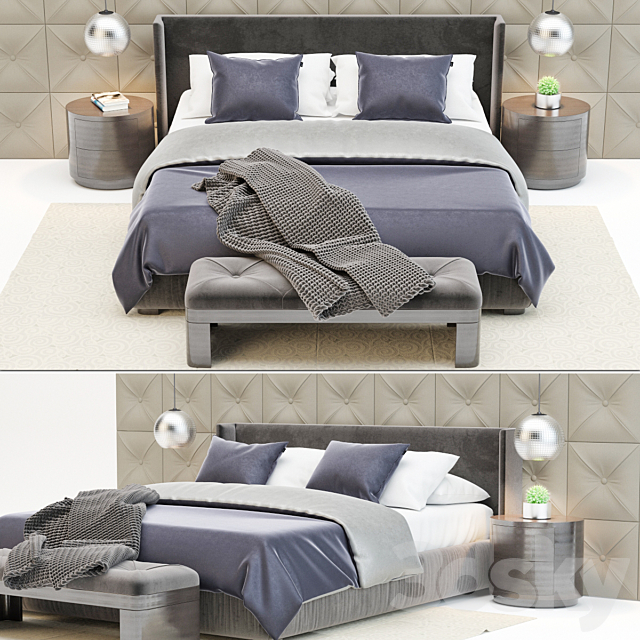 TepeHome Bedroom Set 3DSMax File - thumbnail 2