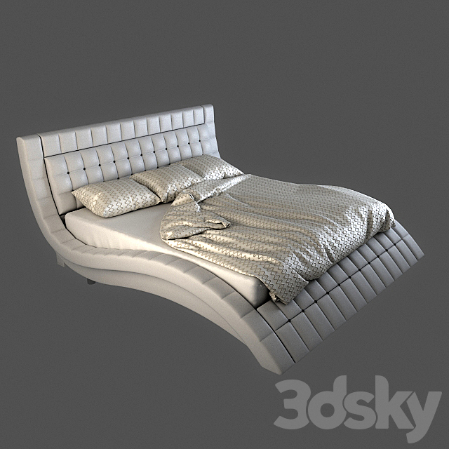 The bed of Atlantico (Ormatek) 3DSMax File - thumbnail 1