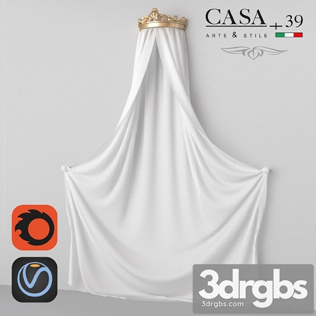 The casa + 39 – prestige – crown + canopy (art 718) 2 3dsmax Download - thumbnail 1