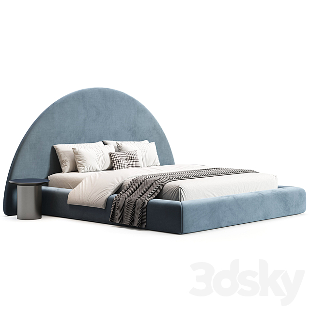 THE JAMES BED 3DS Max Model - thumbnail 2