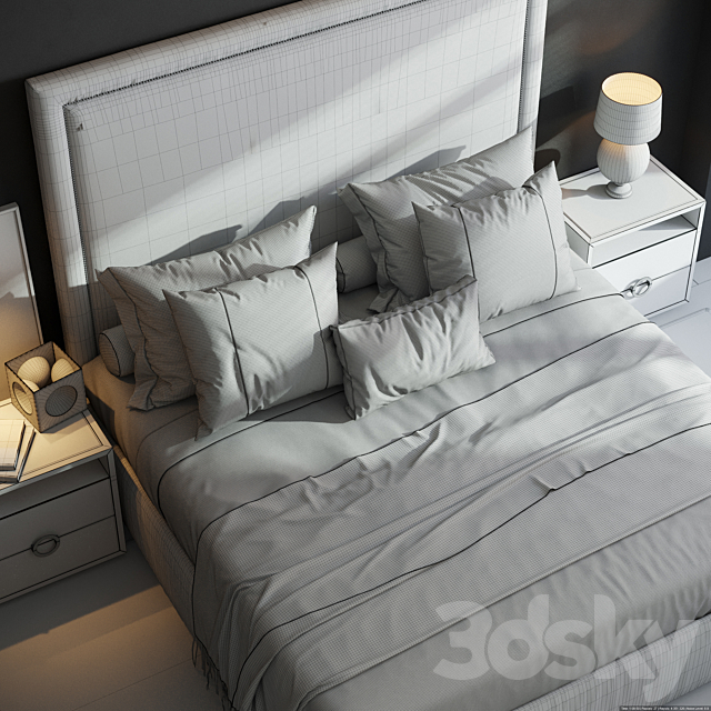 The Sofa And Chair Bedroom Set 3DS Max Model - thumbnail 3