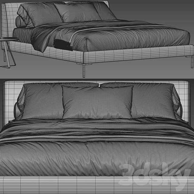 The Sofa and Chair Picasso Bed 3DSMax File - thumbnail 4