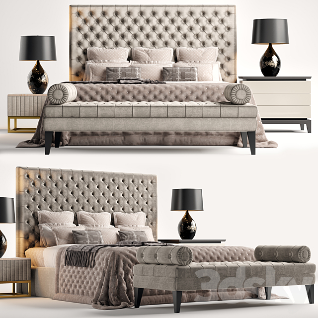 The Sofa & Chair Company Rossini Bed 3DSMax File - thumbnail 1