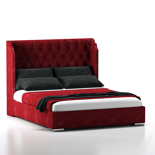 Tiffany Bed 2 (1400) 3DSMax File - thumbnail 1