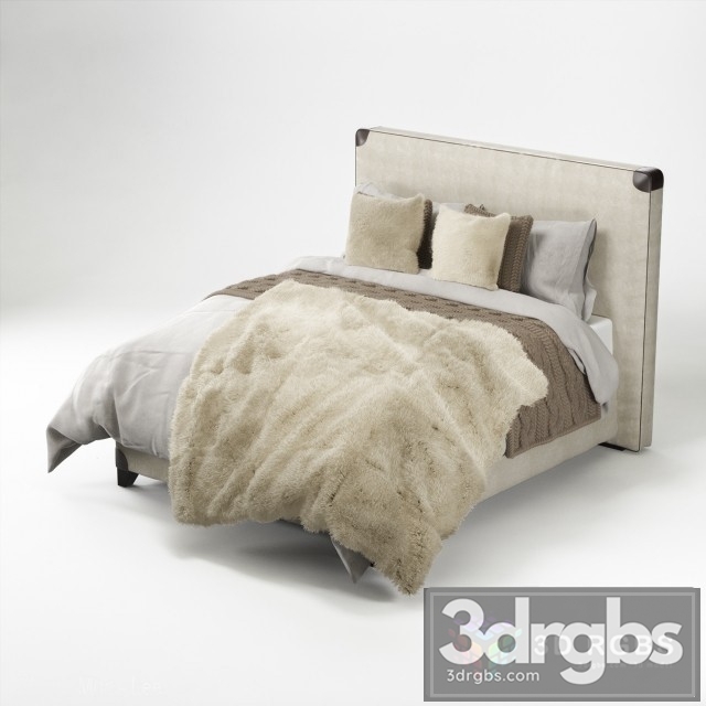 Treca Interiors Riviera Bed 3dsmax Download - thumbnail 1