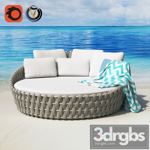 Tribu Tosca Daybed 3dsmax Download - thumbnail 1