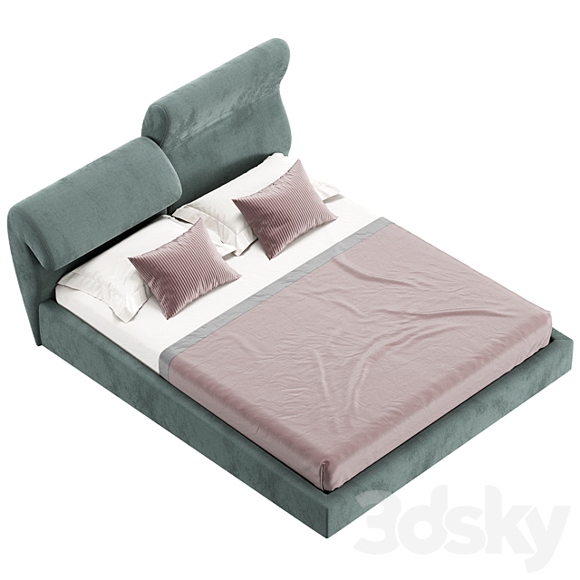 Trinity bed 3DS Max Model - thumbnail 5